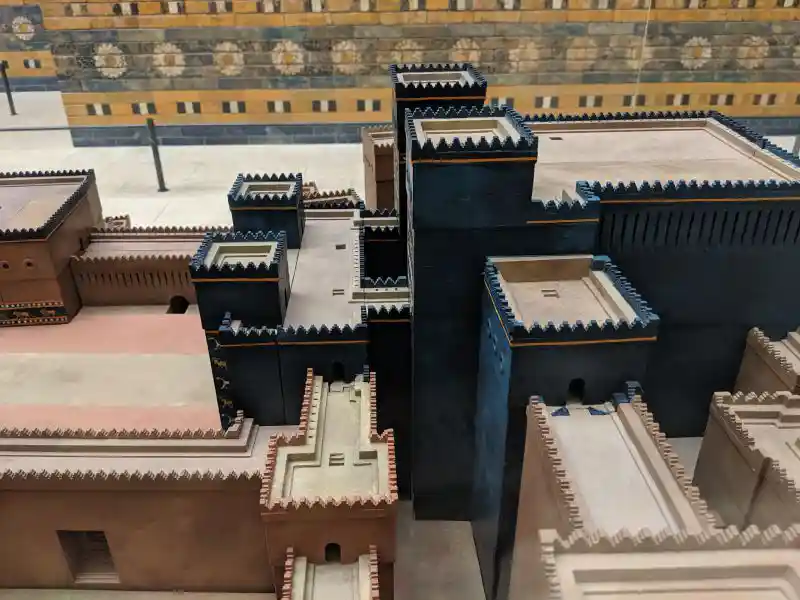 Miniature model of Ishtar gate, Pergamon Museum, Berlin